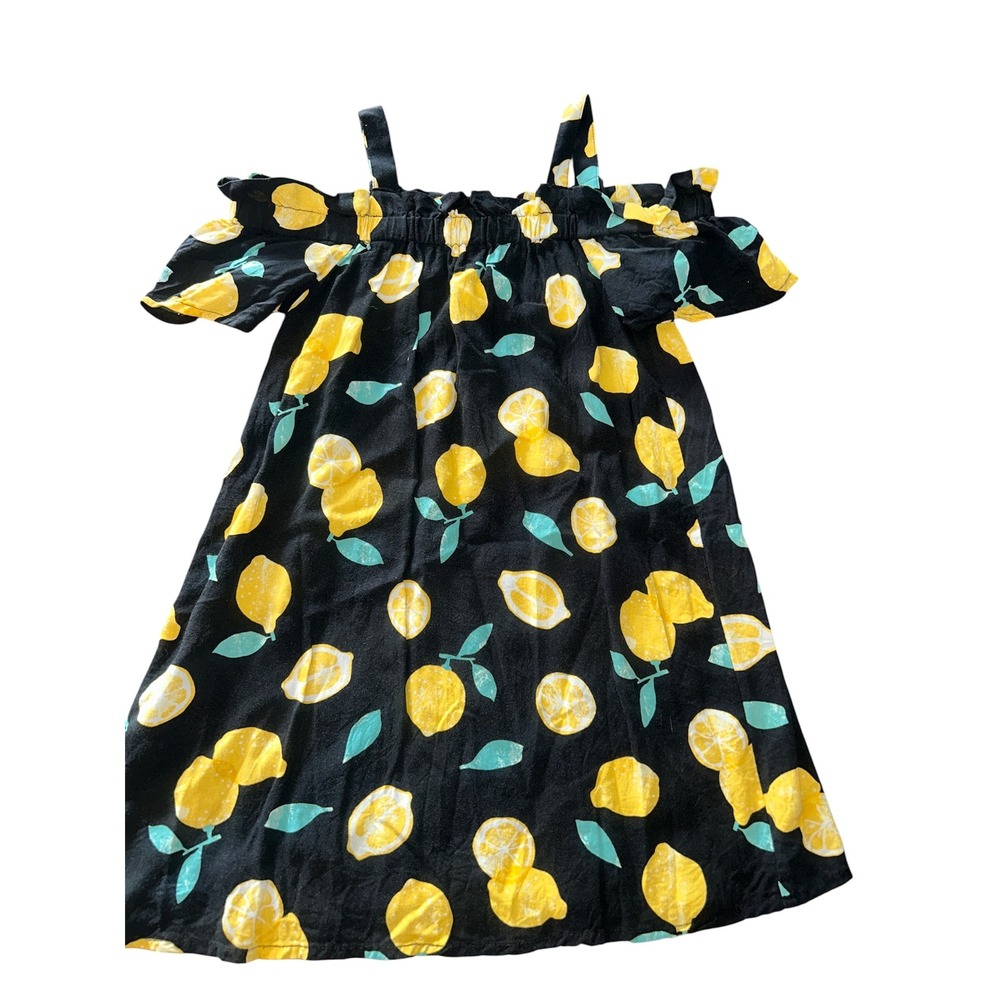 3T Peyton & Parker cold-shoulder lemon dress